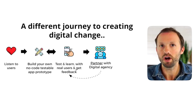 A sample screenshot from a video of Danny presenting a case study to showcase the content i've created
